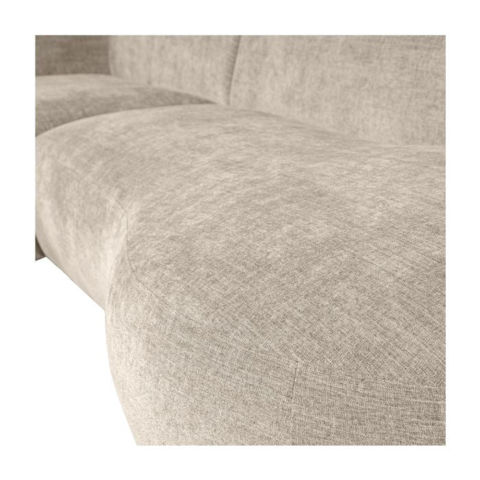 Polly Sofa w. chaise longue, Left, Sand