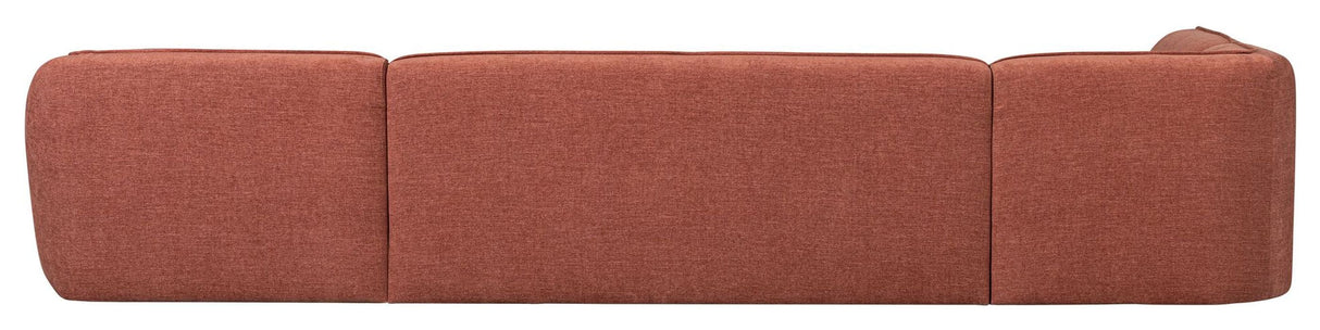 Polly U-sofa, Left facing, Pink