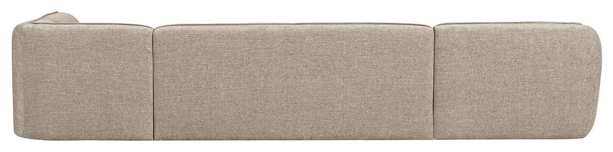 Polly U-sofa, Right facing, Sand