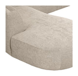 Polly U-sofa, Left facing, Sand