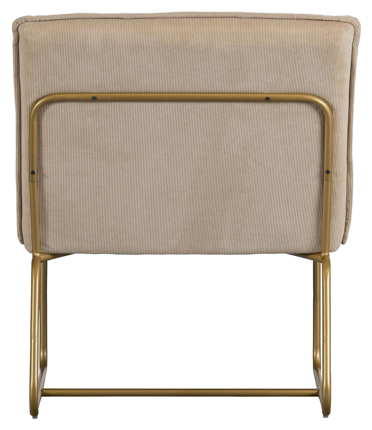 Woood Fie Lounge Chair - Sand-Colored Velvet