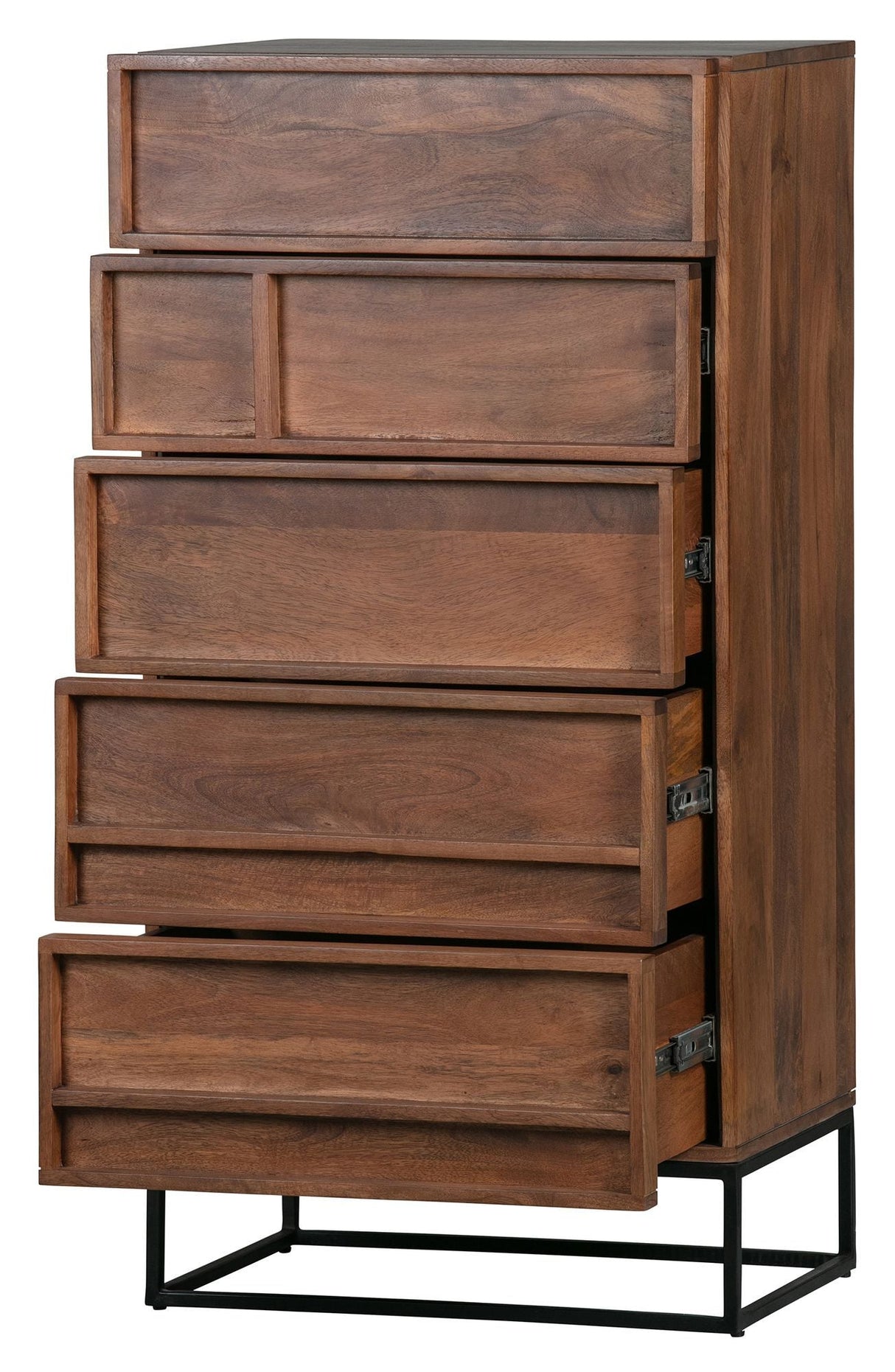 Woood Forrest Chest w. 5 drawers - Mango wood