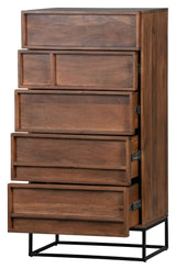 Woood Forrest Chest w. 5 drawers - Mango wood