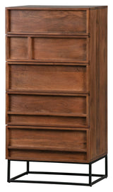 Woood Forrest Chest w. 5 drawers - Mango wood