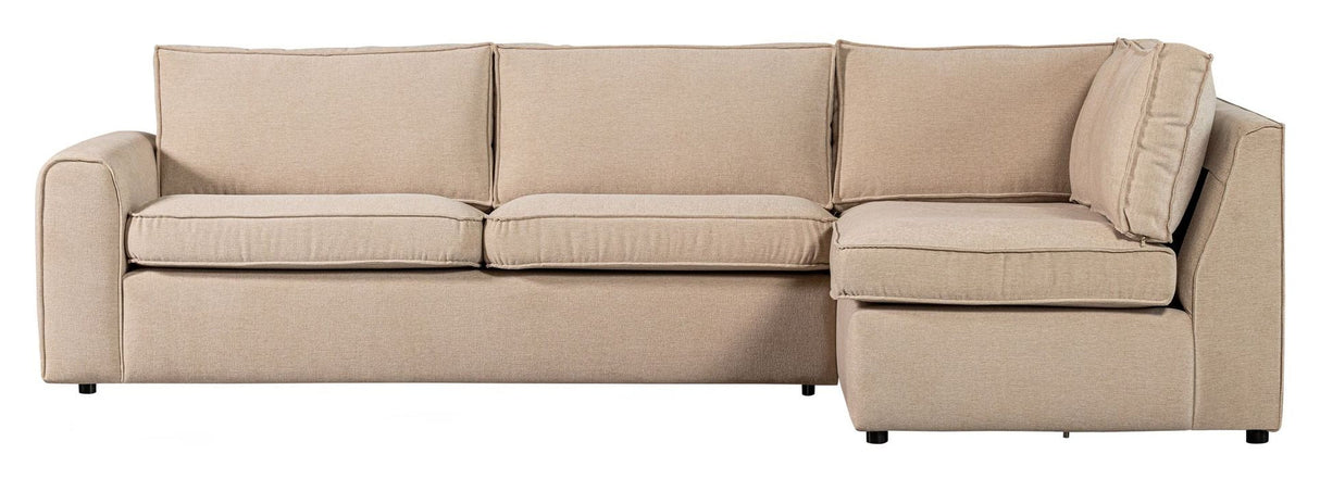 Freek Corner Sofa Right, Beige