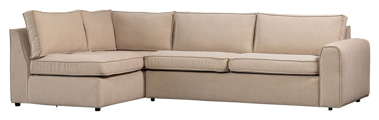 Freek Corner Sofa Left, Beige