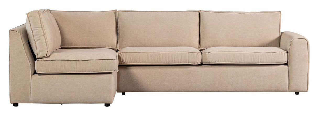 Freek Corner Sofa Left, Beige