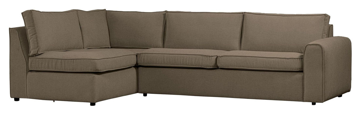 Freek Corner Sofa, Left, Dark Sand