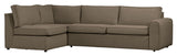 Freek Corner Sofa, Left, Dark Sand