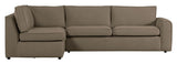 Freek Corner Sofa, Left, Dark Sand