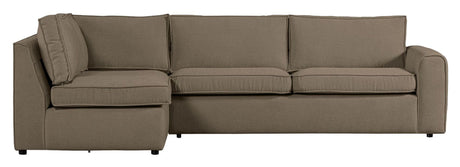 Freek Corner Sofa, Left, Dark Sand