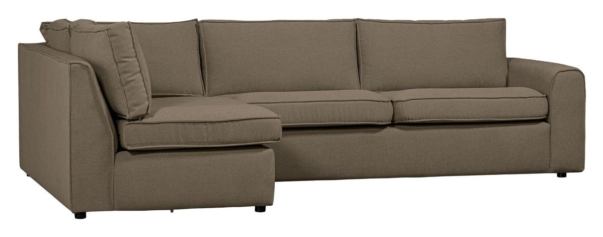 Freek Corner Sofa, Left, Dark Sand