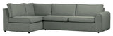 Freek Corner Sofa, Left, Light Denim Blue