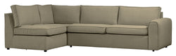 Freek Corner Sofa, Left, Light Green