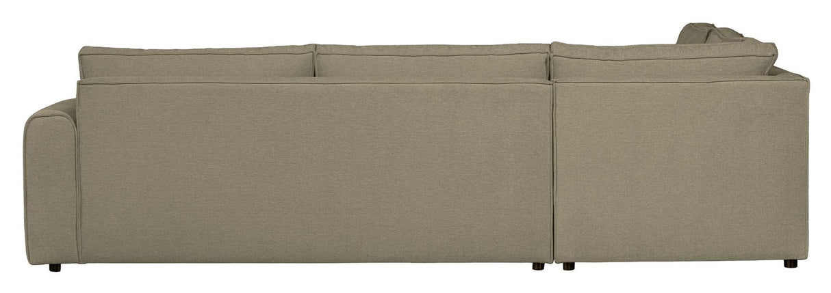 Freek Corner Sofa, Left, Light Green