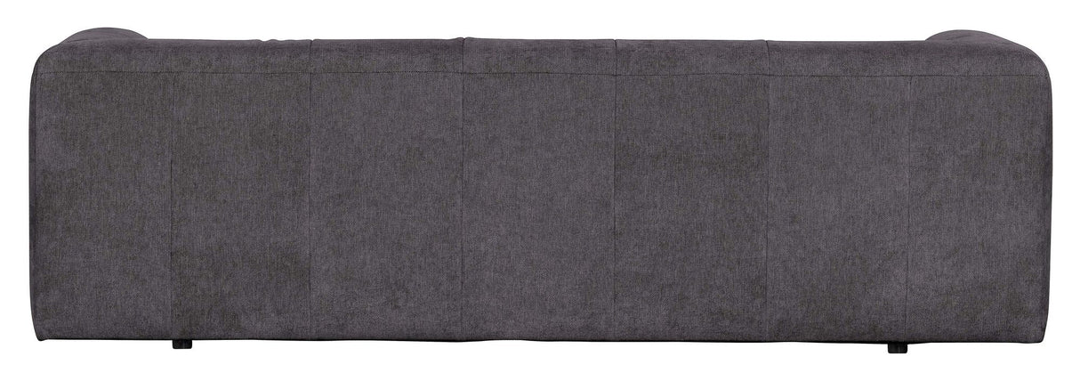 Woood Grid 3-pers. Sofa, Dark Gray Chenille