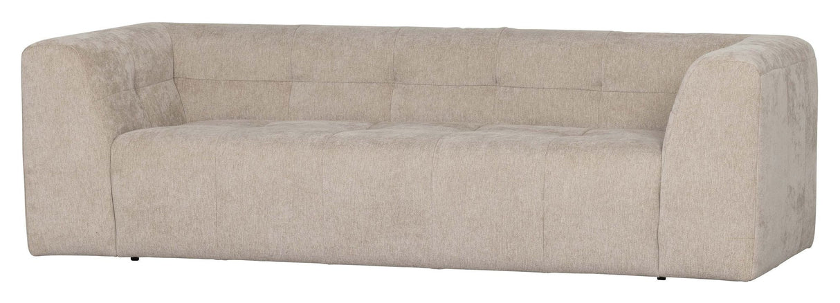 Woood Grid 3-pers. Sofa, Sand Chenille