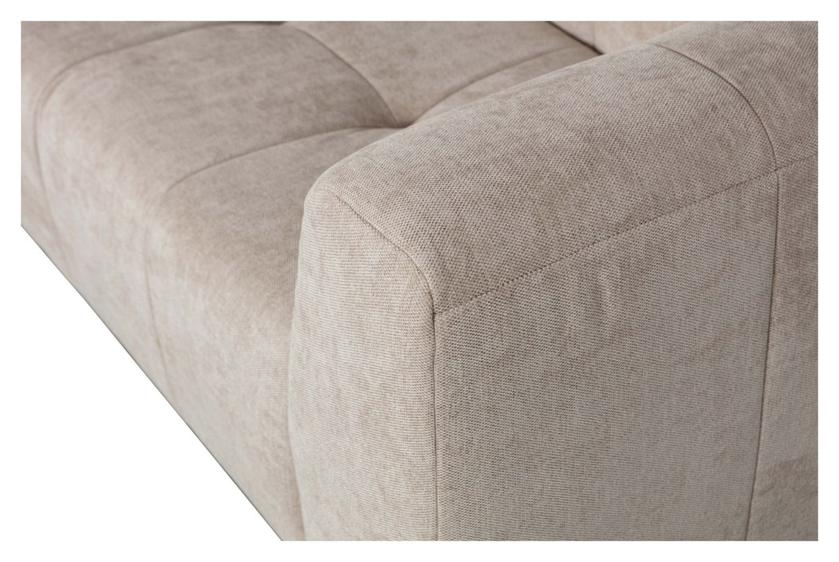 Woood Grid 3-pers. Sofa, Sand Chenille