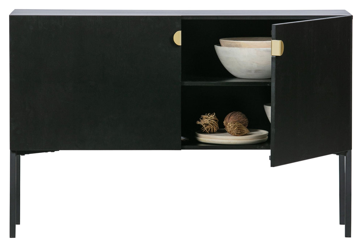 Hero Sideboard, B116, Pine w. black finish