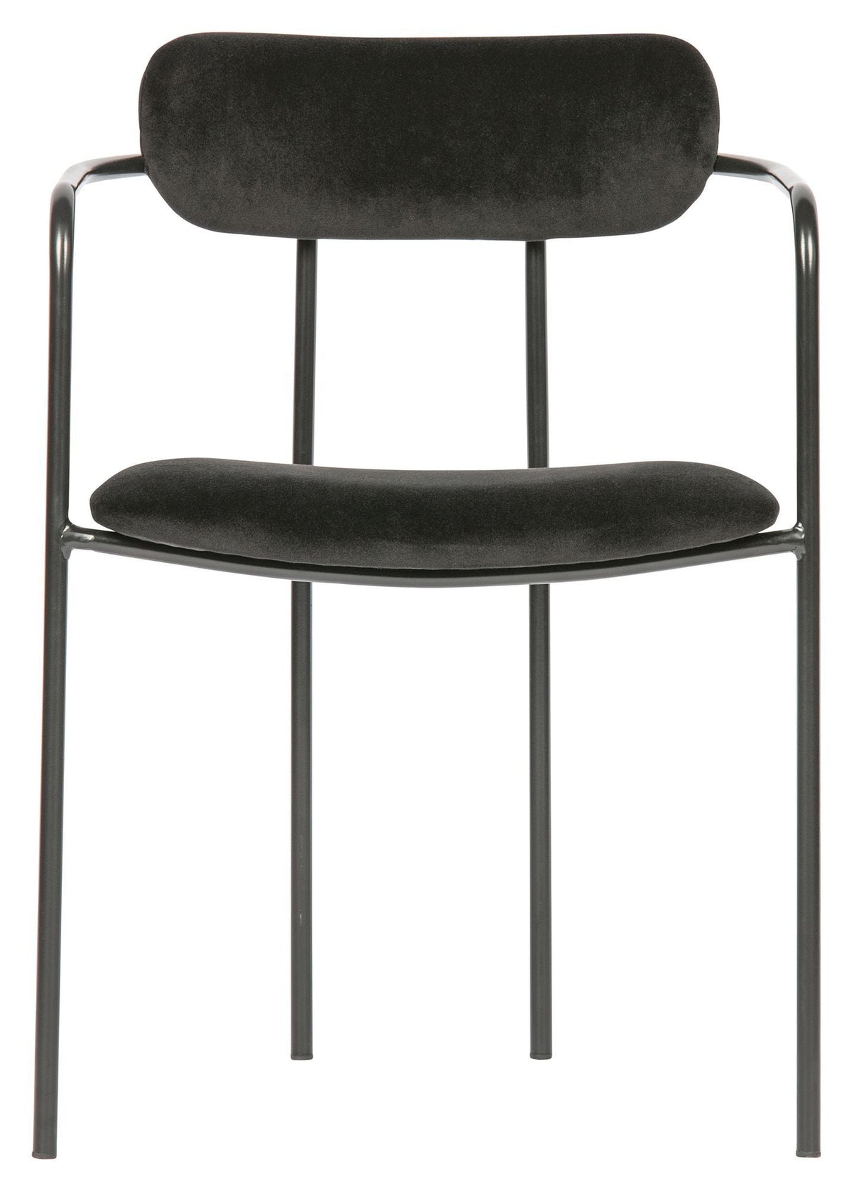 Woood Ivy Dining Chair - Black Velvet