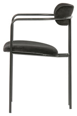 Woood Ivy Dining Chair - Black Velvet