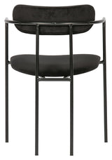 Woood Ivy Dining Chair - Black Velvet