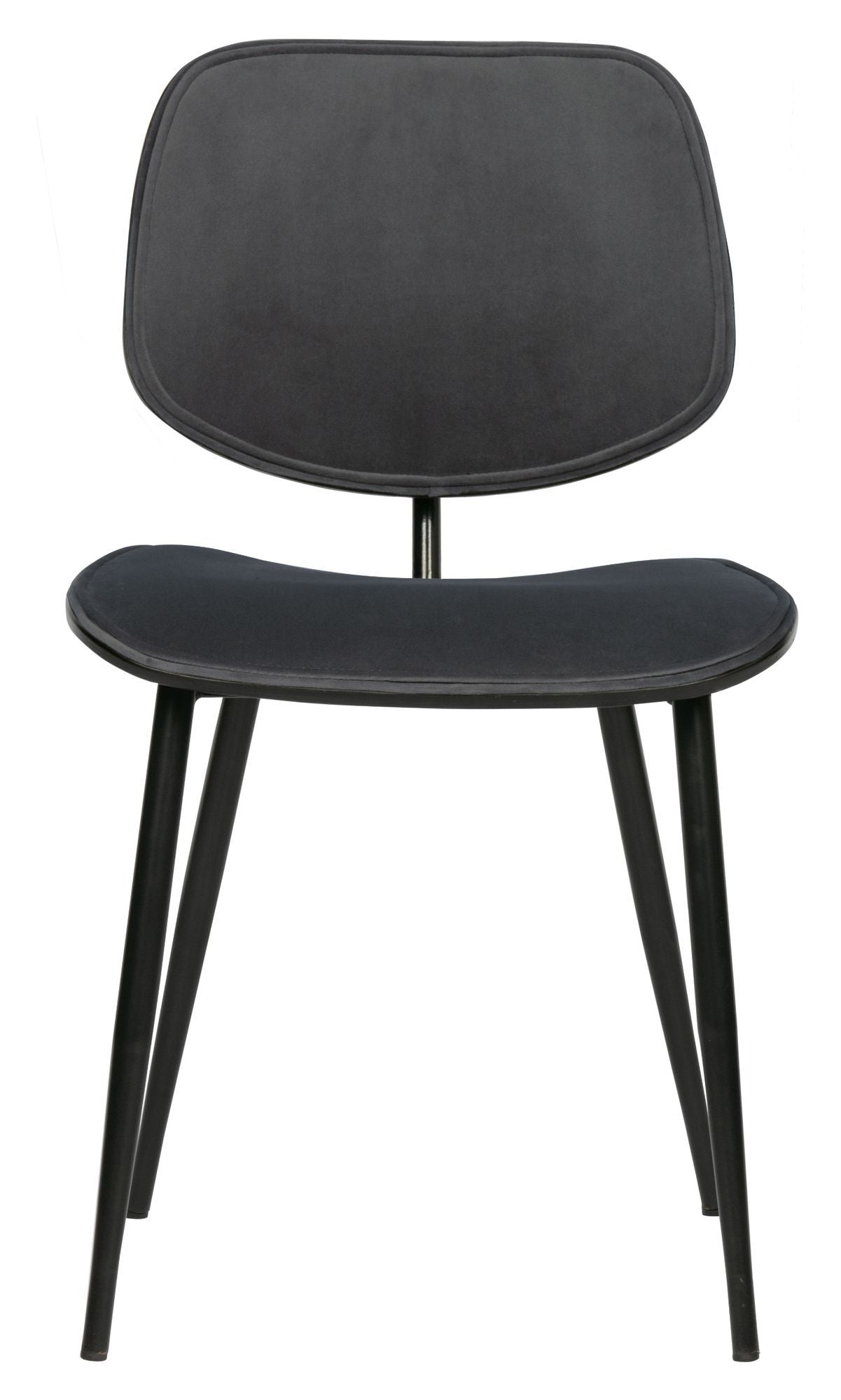 Woood Jackie Dining Chair - Gray Velvet