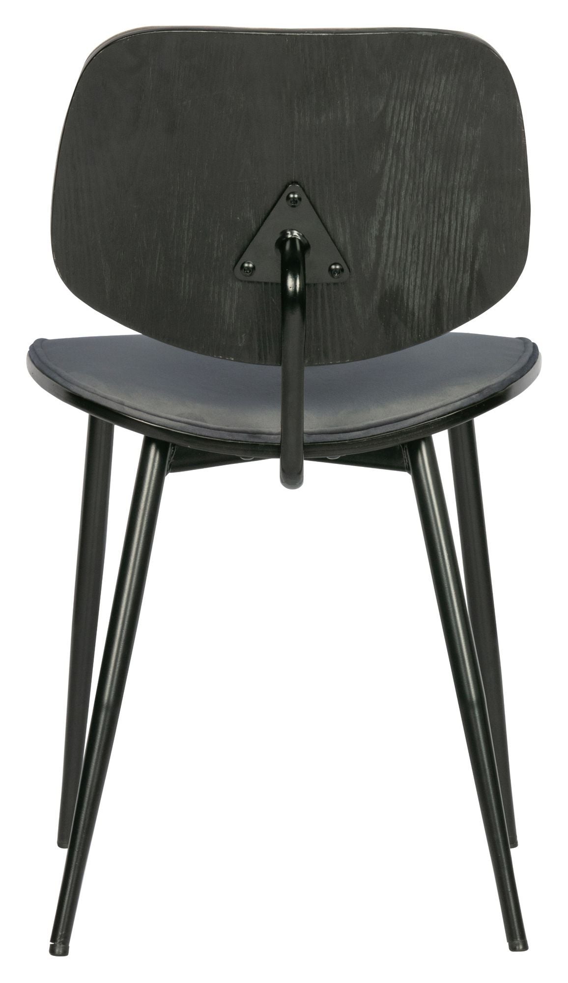 Woood Jackie Dining Chair - Gray Velvet