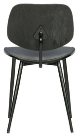 Woood Jackie Dining Chair - Gray Velvet