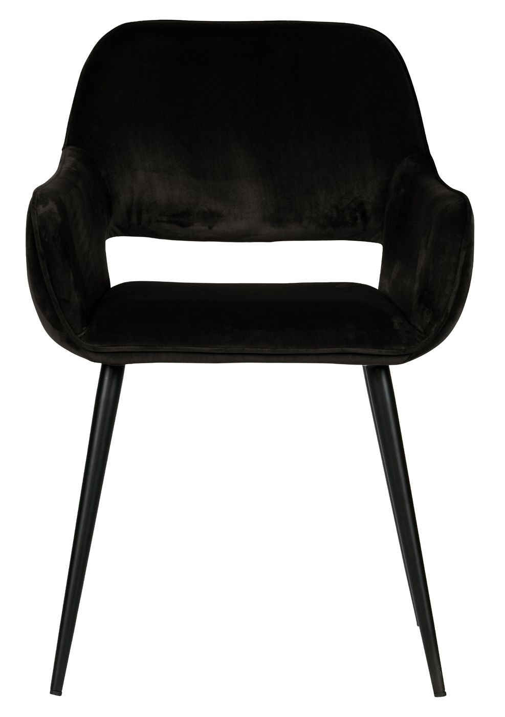 WOOOD Jelle Dining Chairs - Black Velvet