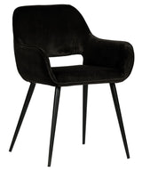 WOOOD Jelle Dining Chairs - Black Velvet