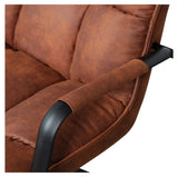 Jouke Armchair - Imitation leather cognac