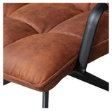 Jouke Armchair - Imitation leather cognac