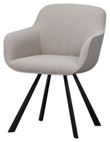 Juno Dining chair - Sand bouclé