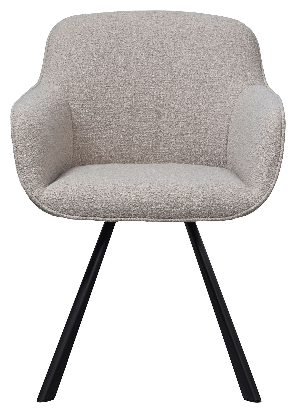 Juno Dining chair - Sand bouclé