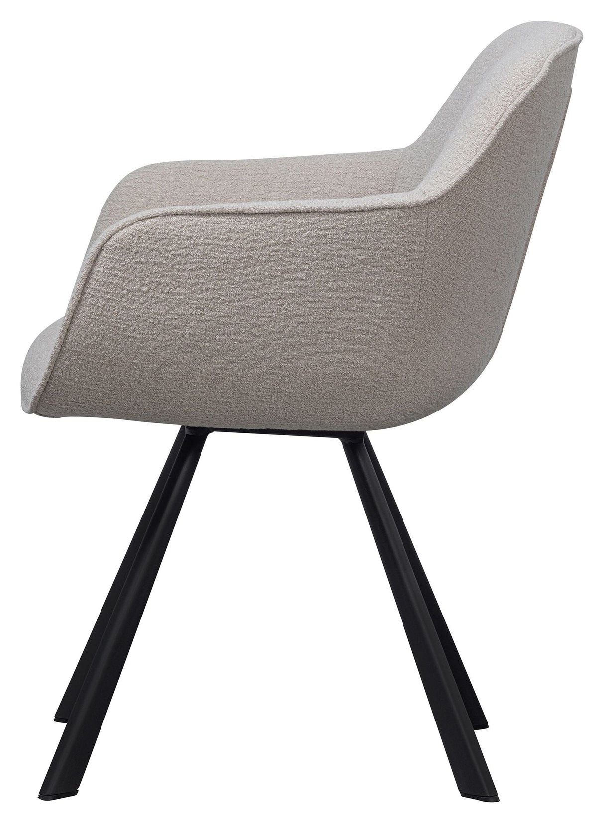 Juno Dining chair - Sand bouclé