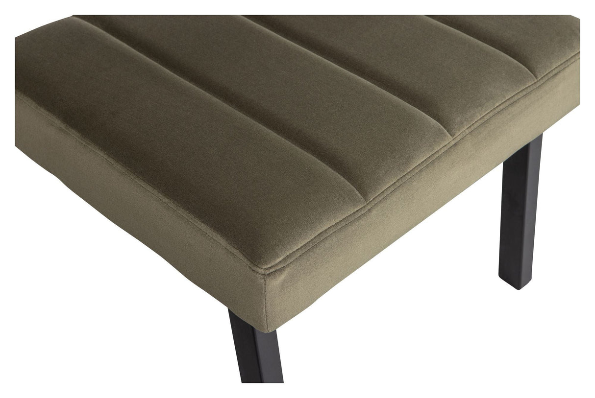 Woood Kaja Lounge Chair - Army Velour