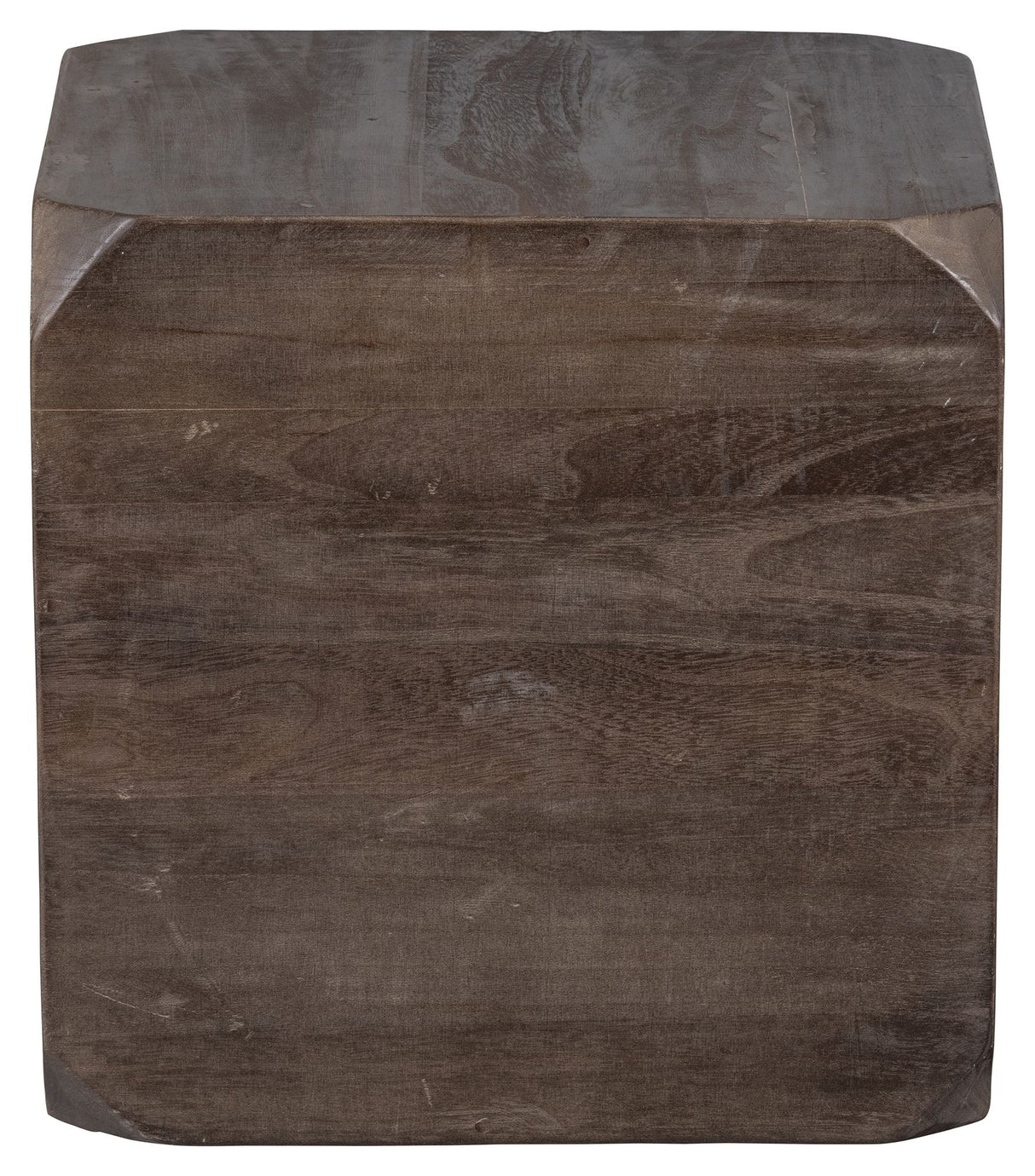 Lio Side table 46x46, Stained dark brown