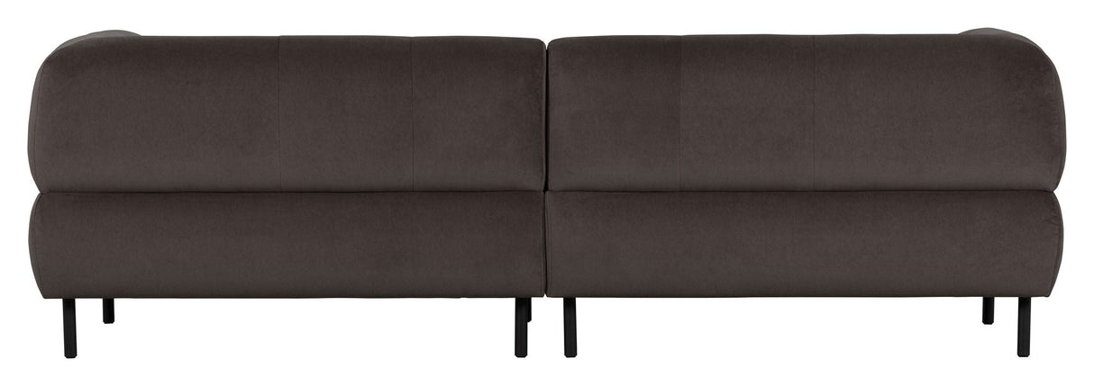 Lloyd 4-pers. Sofa, Mat cast iron velour