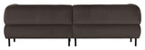 Lloyd 4-pers. Sofa, Mat cast iron velour