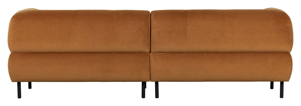 Lloyd 4-pers. Sofa, Mat cinnamon velour