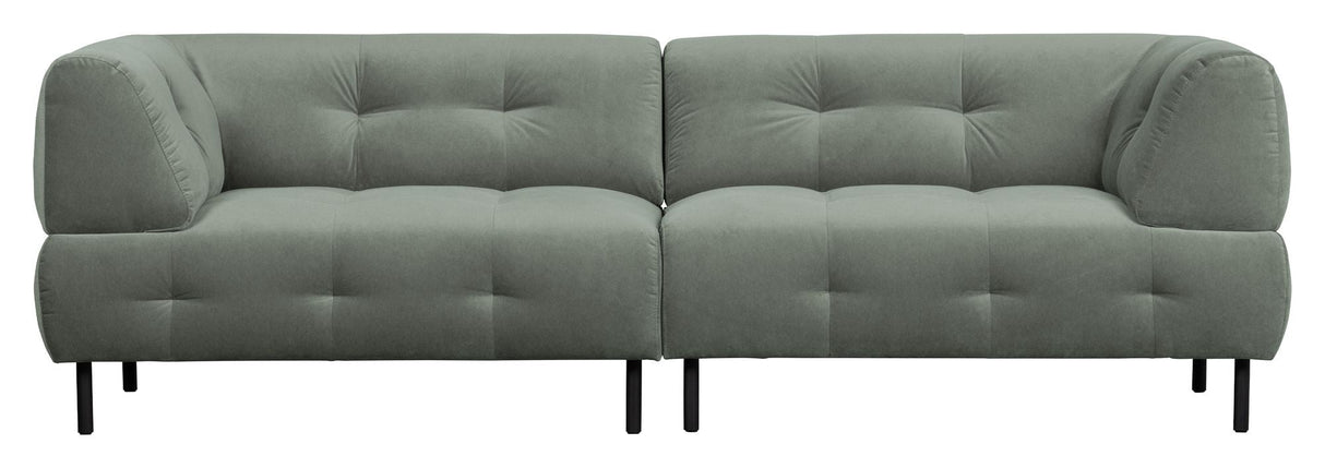 Lloyd 4-pers. Sofa, Mat waterplant velour