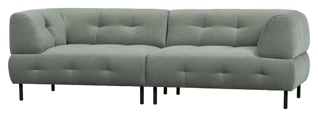 Lloyd 4-pers. Sofa, Mat waterplant velour