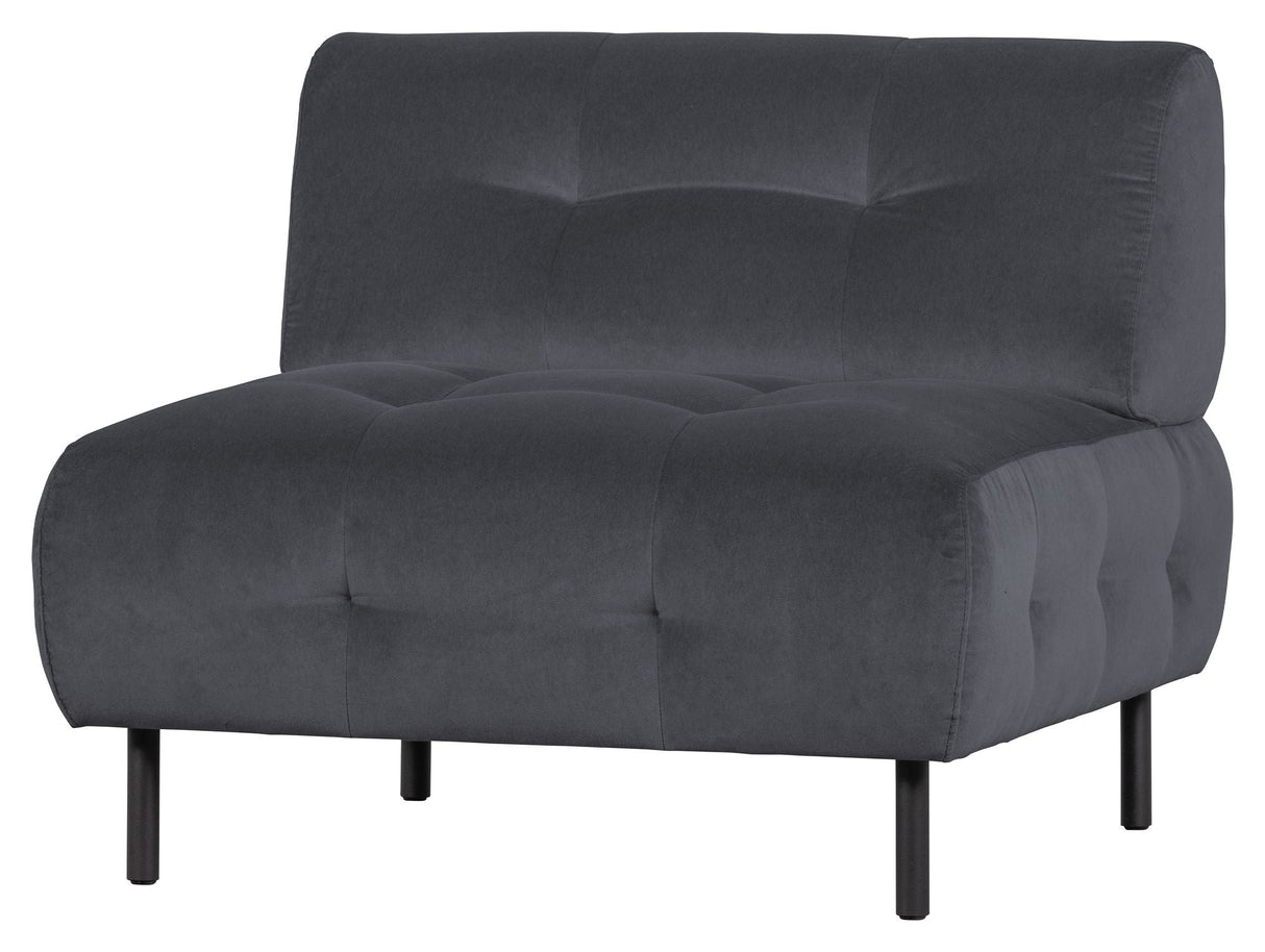 Lloyd Armchair w/armrests, Mat cloud velour