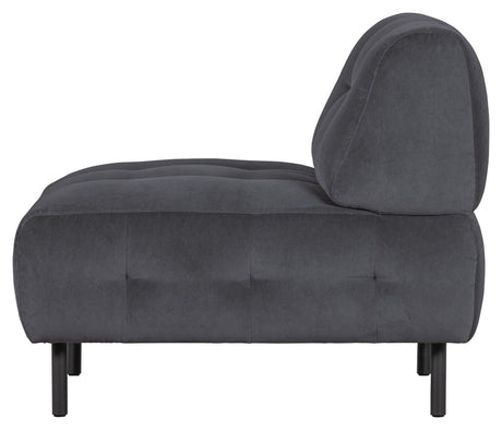 Lloyd Armchair w/armrests, Mat cloud velour