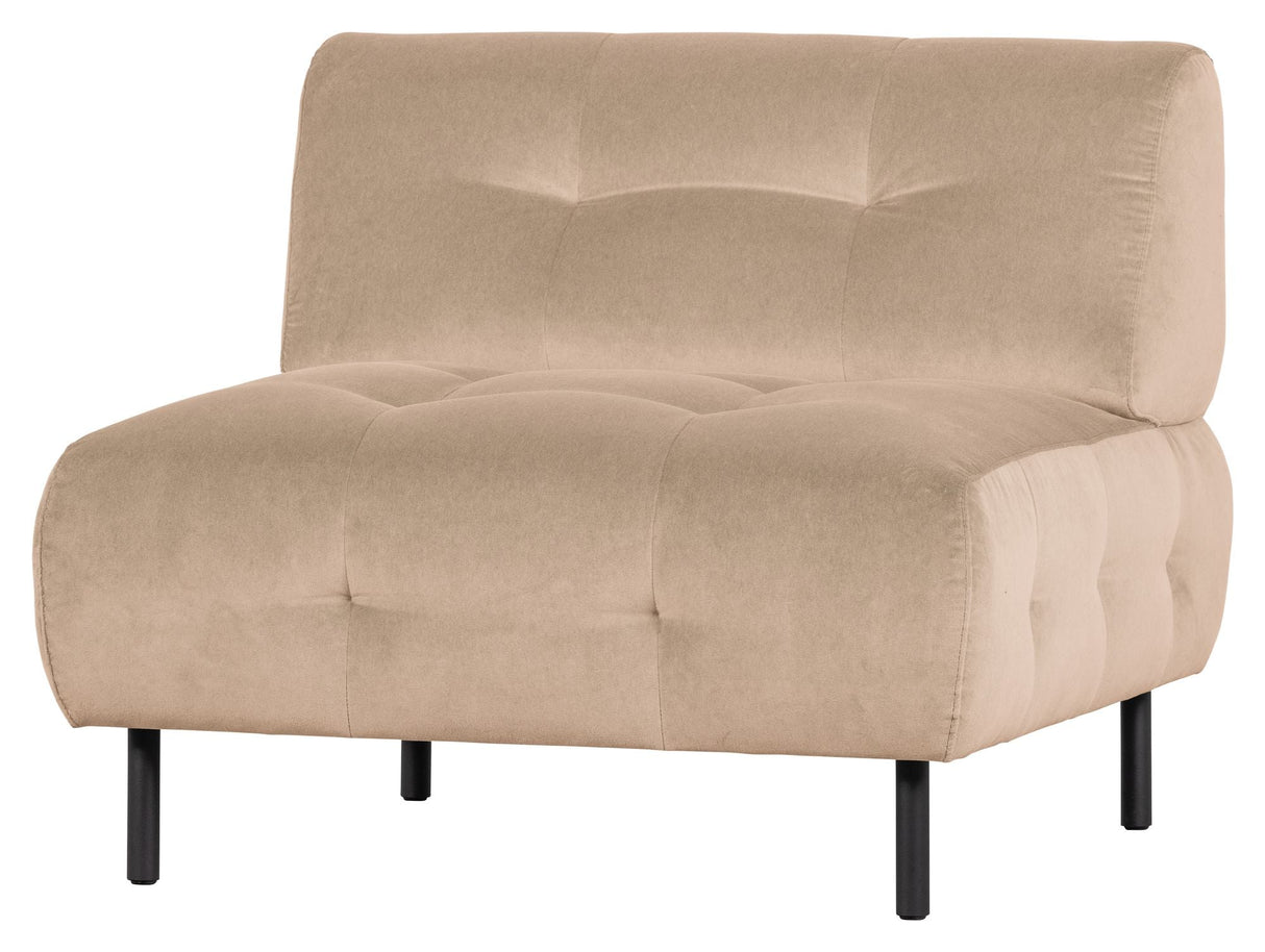 Lloyd Armchair w/armrests, Mat sea salt velvet