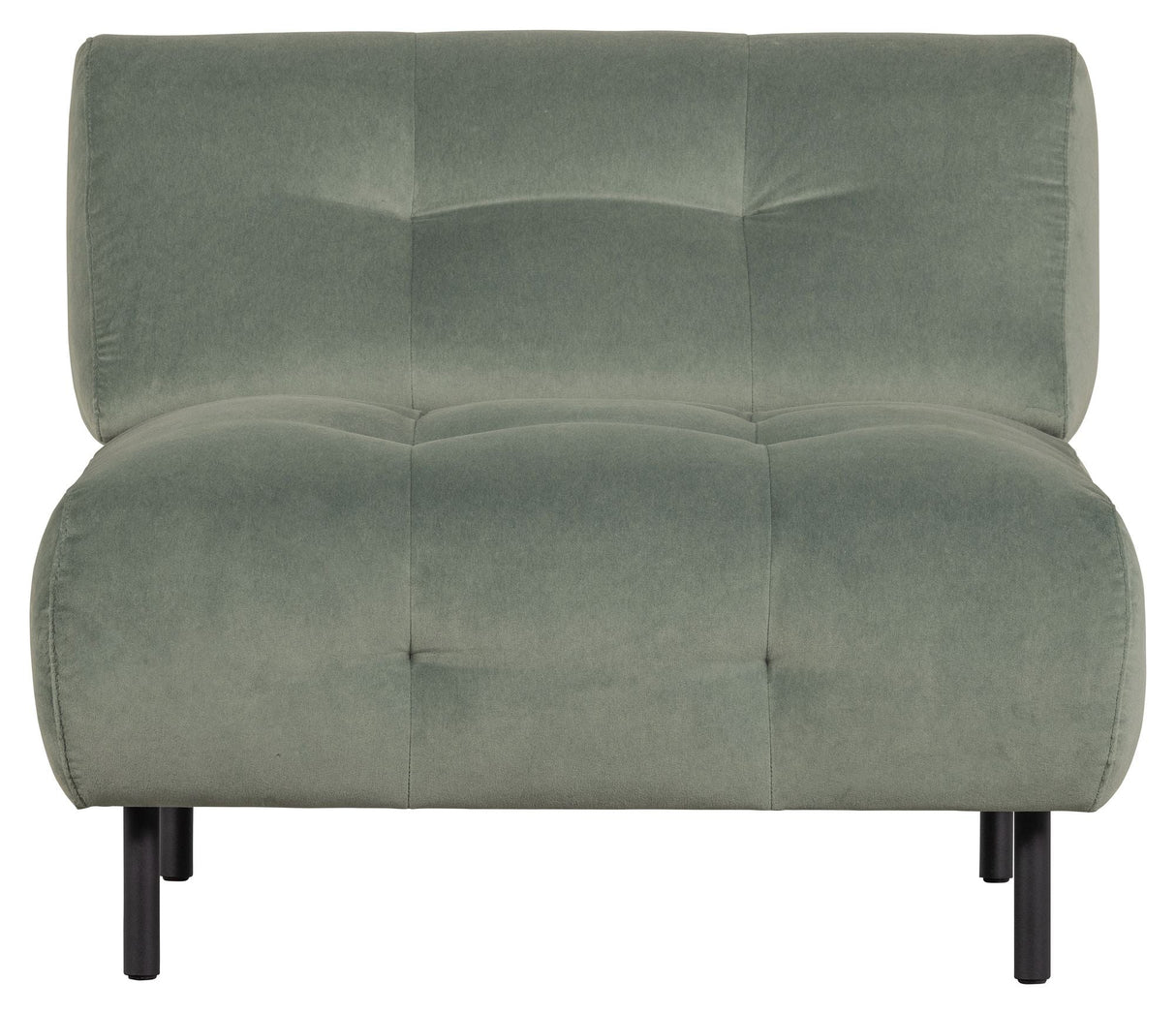 Lloyd Armchair w/armrests, Mat waterplant velour