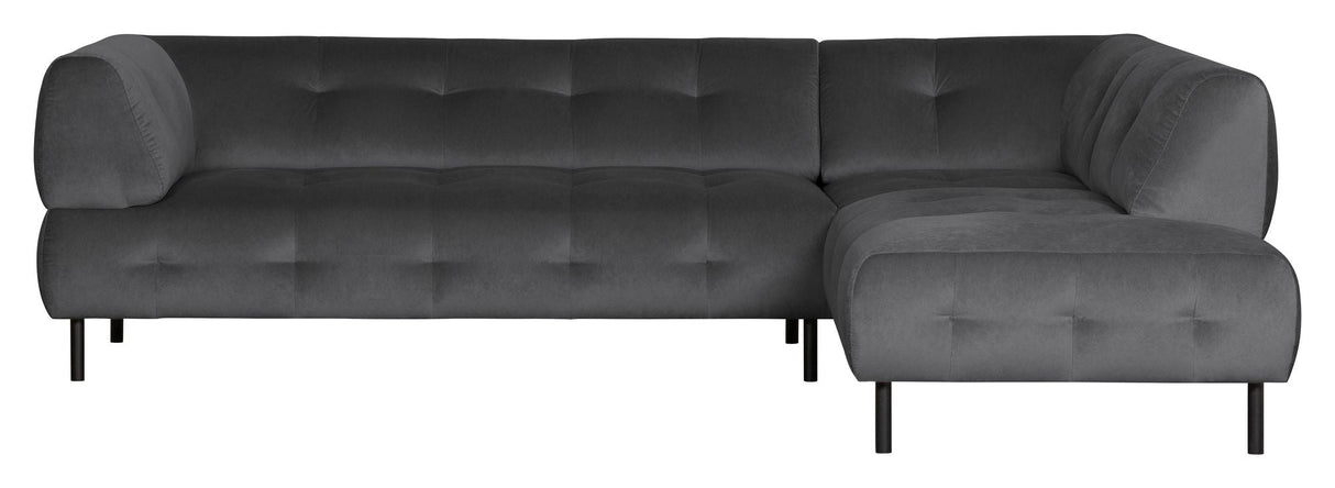 Lloyd Sofa w. chaise longue, right facing - Anthracite