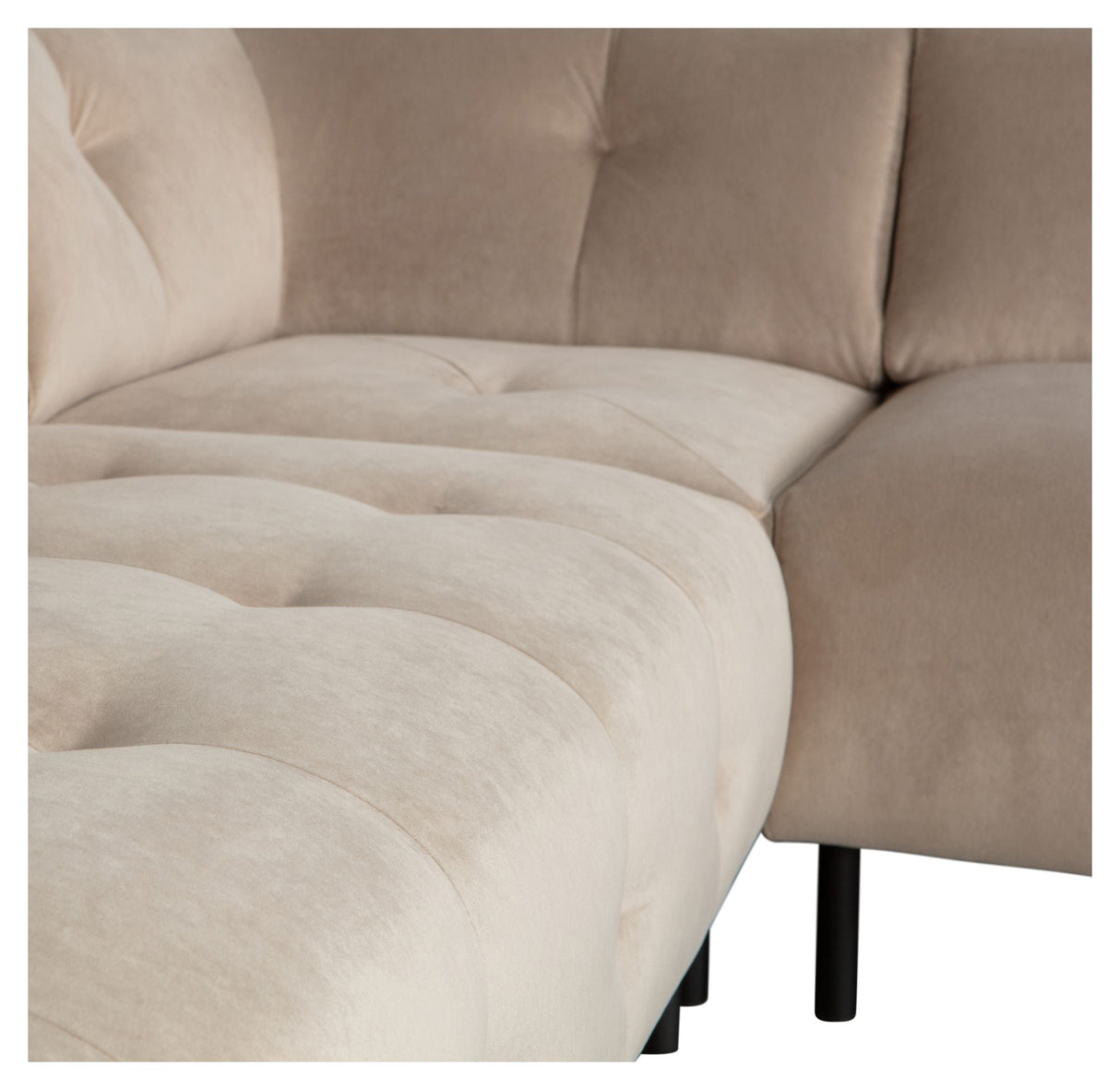 Lloyd Sofa w. chaise longue, right-facing - Beige