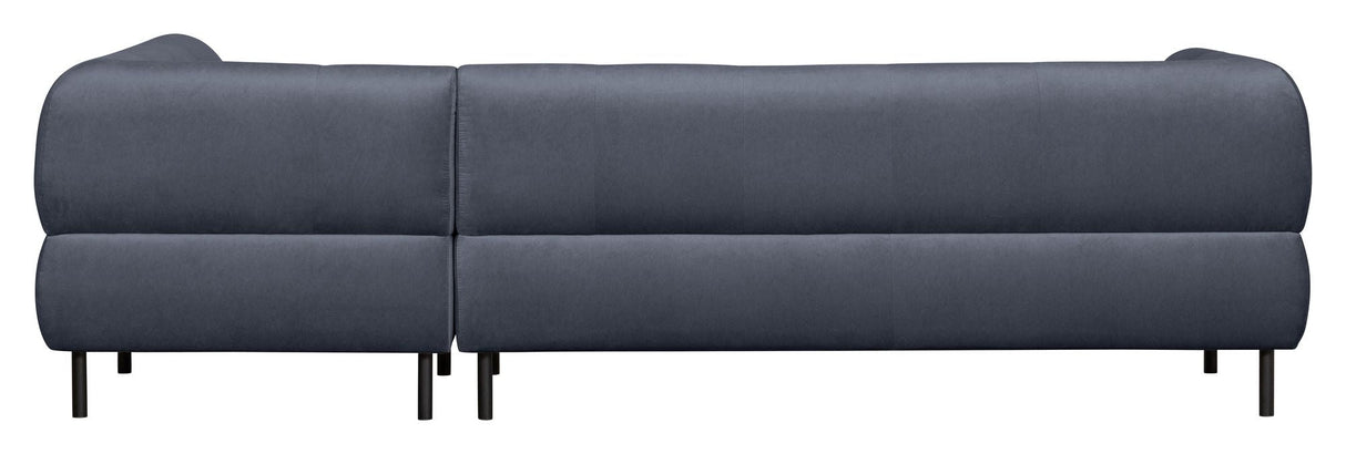 Lloyd Sofa w. chaise longue, right facing - Blue